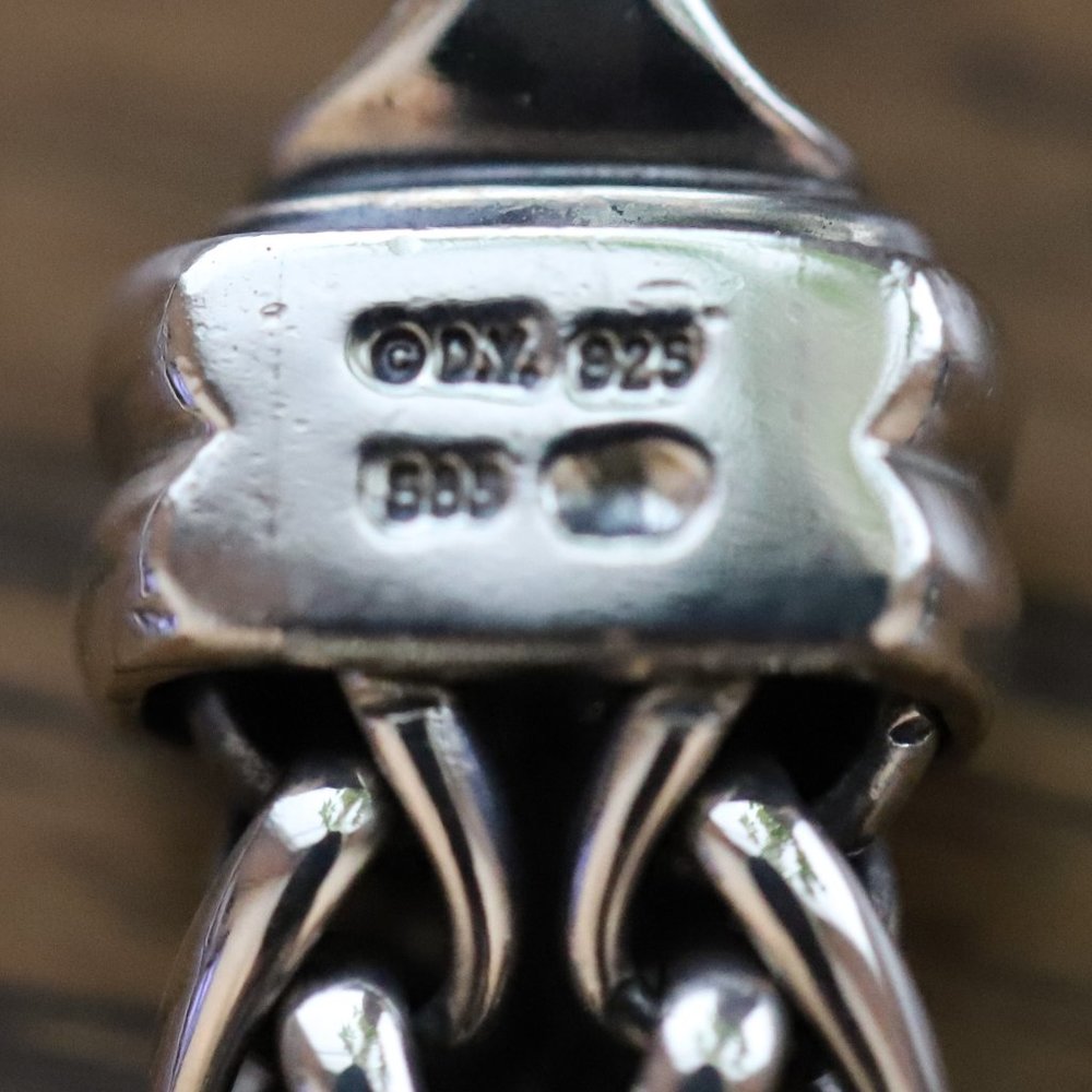 DAVID YURMAN LARGE ALBION BLACK ONYX BRACELET STERLING 14K YELLOW GOLD RARE! - Picture 4 of 16